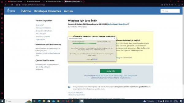 Minecraft vb. Java hatası = (a java exception has occurred) 2024