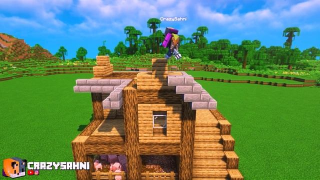 Simple Starter House ? in Minecraft [+ World Download] #minecraft смотреть онлайн