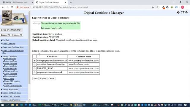 Recover a private key from an IBM i / iSeries / AS400 Digital Certificate Manager Certificate Stor смотреть онлайн
