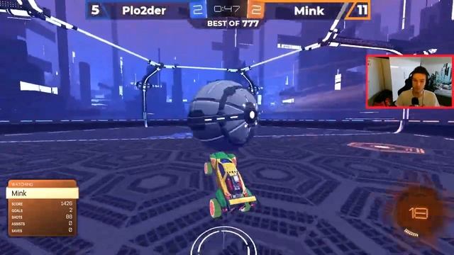 НЕСТАНДАРТНЫЙ 1v1: Mink (GC) vs Plo2der (GC) | Рокет лига | Rocket League смотреть онлайн