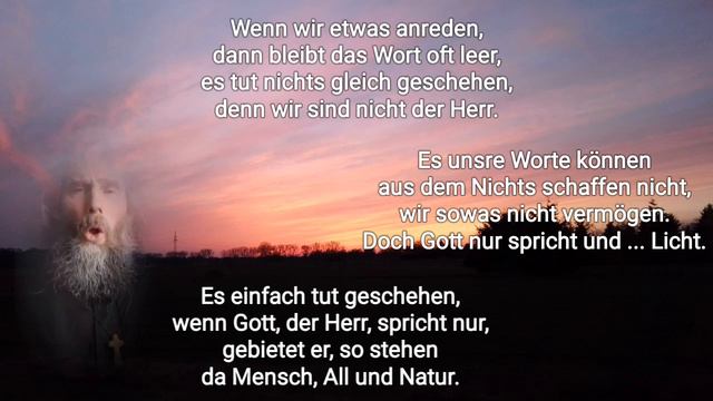 Gedicht zu Psalm 33,9 смотреть онлайн