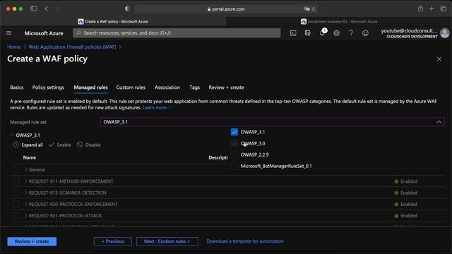 Уроки Microsoft Azure - Введение в Azure Web Application Firewall (WAF) смотреть онлайн