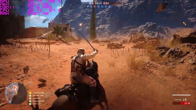 i7 7700k Kaby Lake, GeForce GTX 1060 6GB Battlefield 1 Gameplay смотреть онлайн