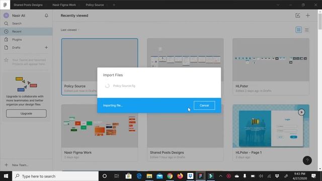 How to import Figma source file (.fig) into your account ? смотреть онлайн