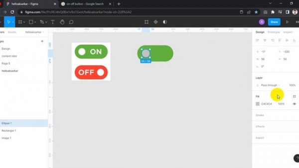 Figma Variants Tutorial: ON OFF Toggle Switch Button | UI/UX Design