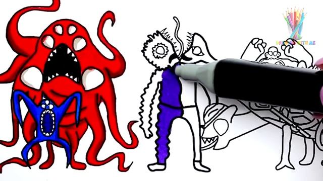 Garten Of BanBan 4 New Coloring pages / ALL NEW BOSSES / Cartoon - On & On [NCS Releese] смотреть онлайн