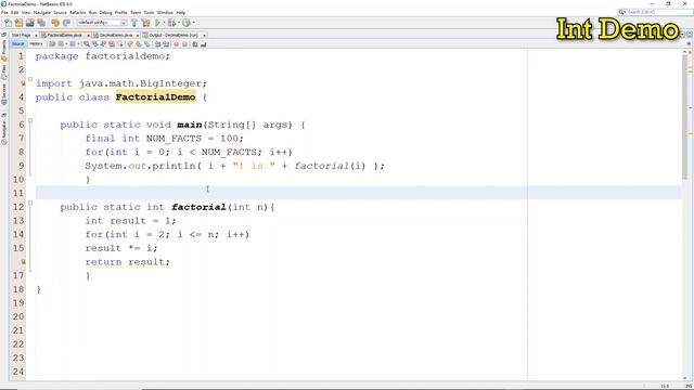 Numbers Type in Java OOP смотреть онлайн