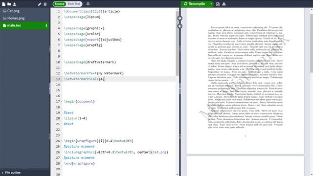 LaTeX in a Minute: Simple Document Watermark смотреть онлайн