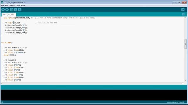 Arduino 16 LCD Liquid Crystal Display