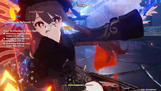 [Genshin Impact] 36* 3.4 Spiral Abyss (Full Waifu team =D) смотреть онлайн