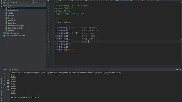 JD with Daily Python Practice ( Type Boolean) смотреть онлайн