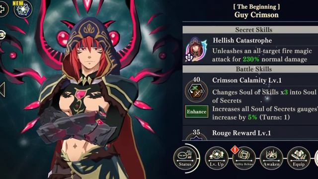 NEW OCTAGRAM HERO GUY CRIMSON THE BEGINNING STATUS & BATTLE SKILL SLIME ISEKAI MEMORIES GLOBAL 2022 смотреть онлайн