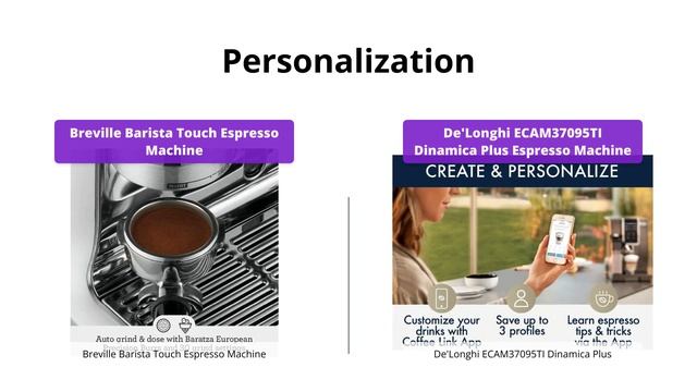 Breville Barista Touch vs De'Longhi Dinamica Plus Coffee Machines смотреть онлайн
