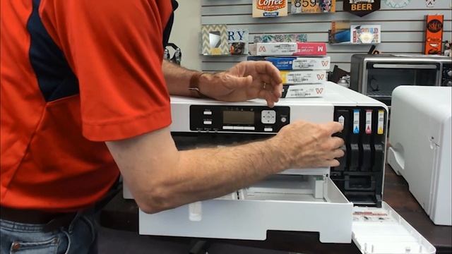 Checking and Changing Ink Cartridges in the SG500 and SG1000 Printers смотреть онлайн