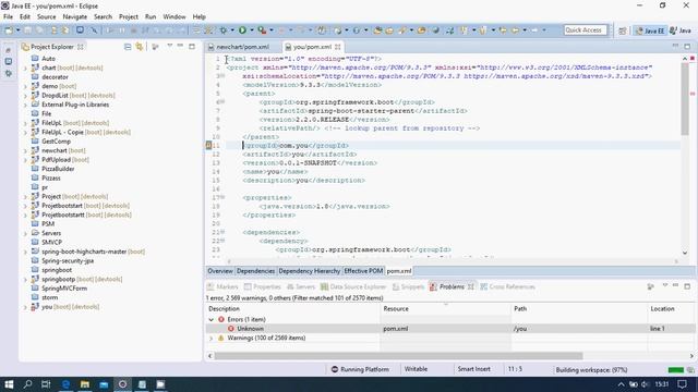 how to solve this error in eclipse Unknown pom.xml line 1 Maven Configuration Problem смотреть онлайн