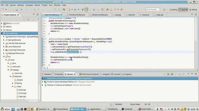 org.springframework.web.util.NestedServletException смотреть онлайн