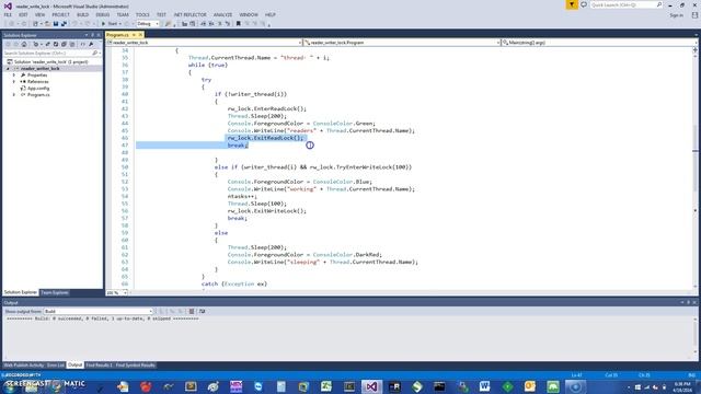 C# ReaderWriterLock in 5 min смотреть онлайн