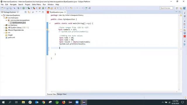 Java | Tricky question on byte datatype смотреть онлайн
