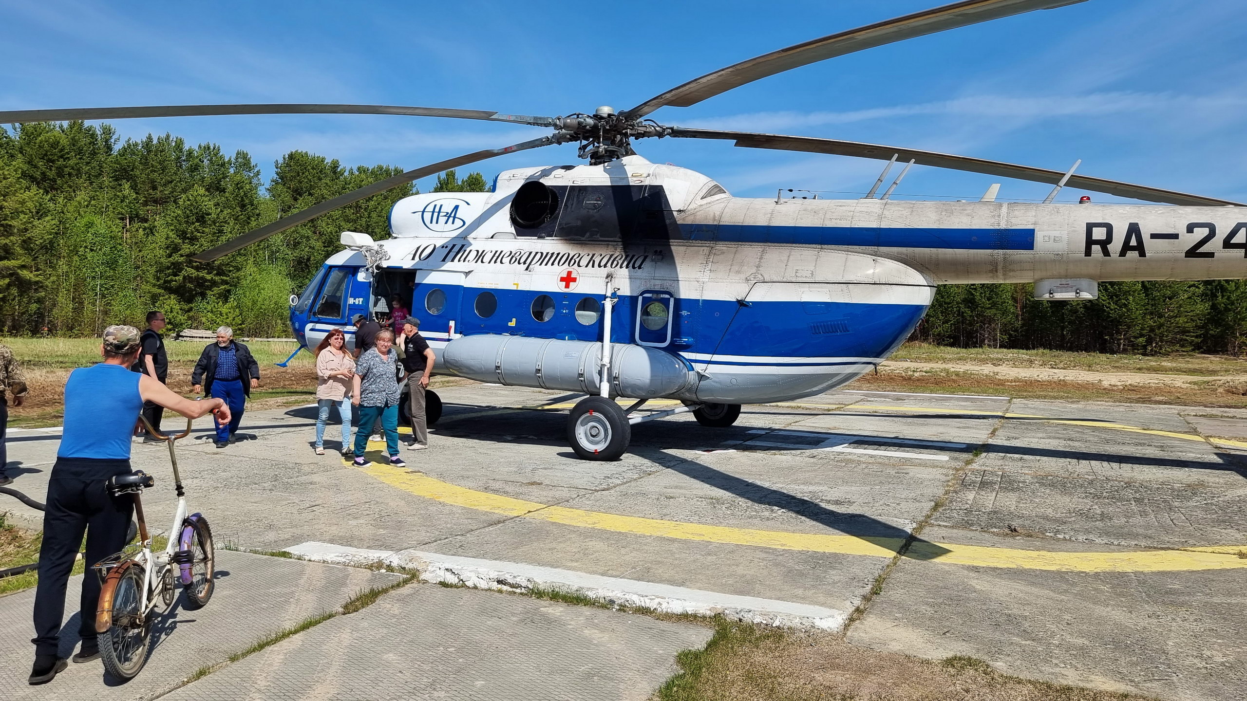 Ми-8 а/к Нижневартовскавиа | Рейс Нижневартовск — Ларьяк смотреть онлайн