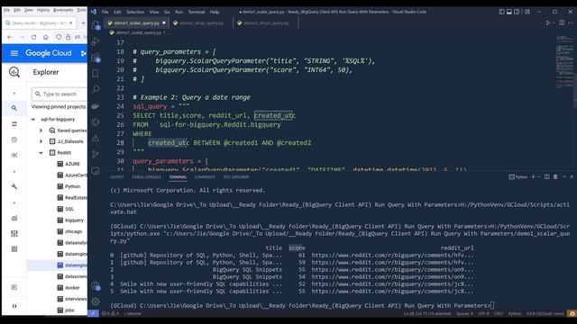 How To Run Parameterized Queries With Google BigQuery API In Python | BigQuery API Tutorial смотреть онлайн