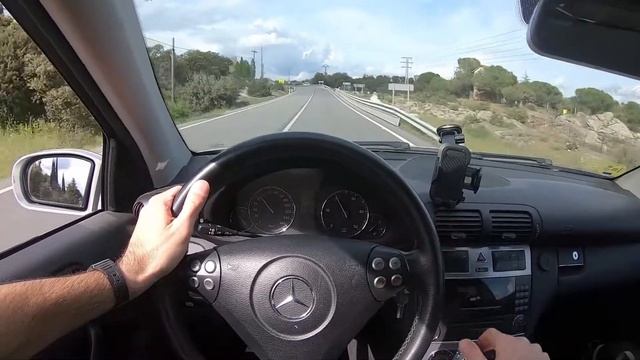 Mercedes C200 W203 POV Drive