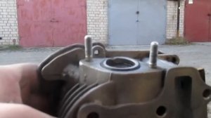 Скутер не заводится, упала компрессия двигателя, ремонт цилиндра.