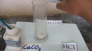 CaCO3   + HCl