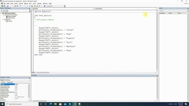 [Excel VBA] : Getting started with VBA смотреть онлайн