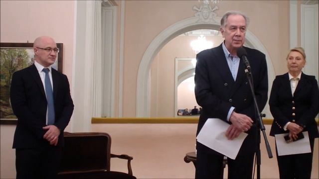 Открытие выставки живописи "Творчество на благо Отечества",в консерватории, Москва, 15 ноября 2022г смотреть онлайн