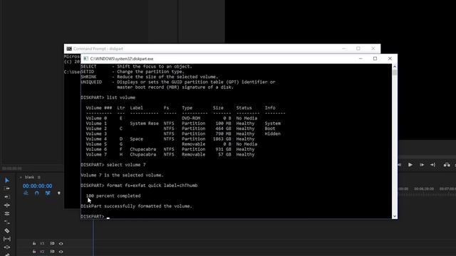 How to Format Hard Drives with Windows Command Prompt & Disk Part смотреть онлайн