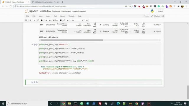 NSEPython (Python and Jupyter Basics) смотреть онлайн