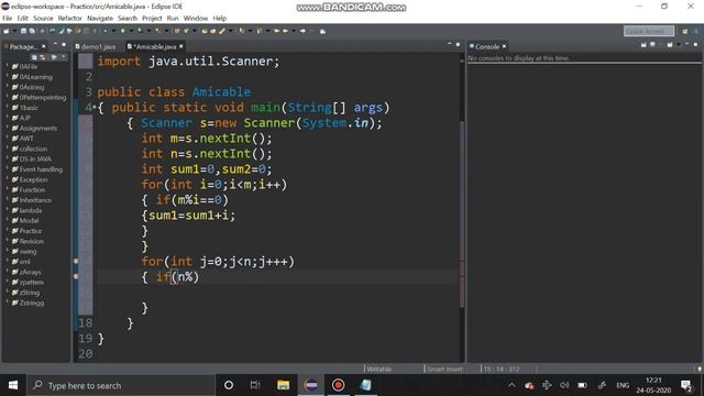 Amicable number computation | Solved using JAVA | Any doubts post the comments смотреть онлайн