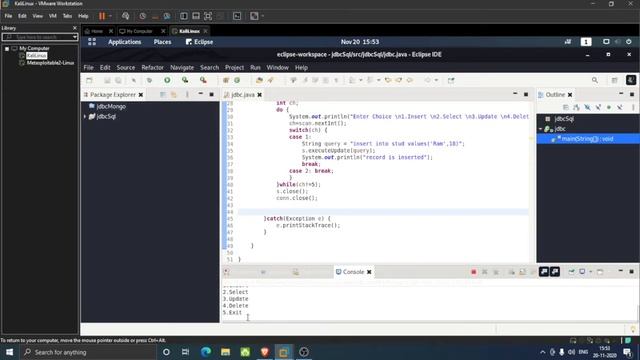 Lab Assessment 2, Group C, JDBC MYSQL, SPPU DBMS смотреть онлайн
