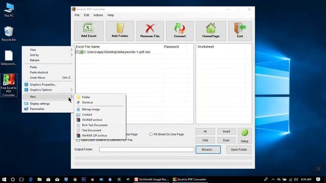 How to Convert Excel to Pdf File Offline смотреть онлайн