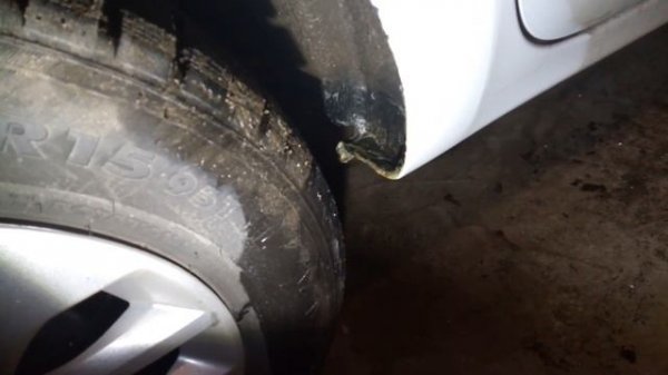 Обработка задних арок Lada XRAY