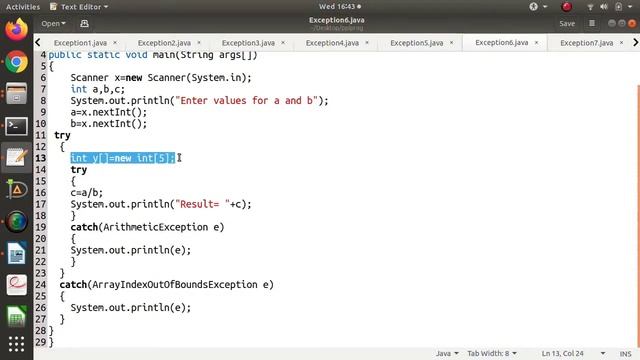 Exception Handling in Java with Example Programs | try catch throw throws finally in Java смотреть онлайн