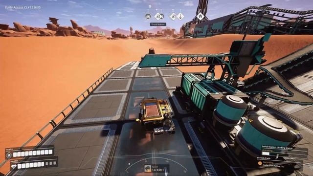 Let's Play Satisfactory 2020 - DUNE - How to Set Up Truck/Tractor Cargo Transportation System #11 смотреть онлайн