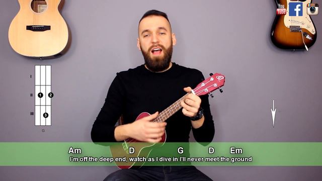 Shallow Ukulele Cover Tutorial (lyrics|chords|MusicSheet)