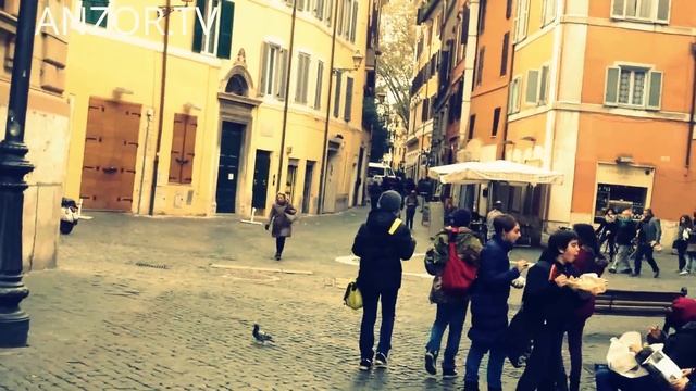 ИТАЛИЯ: Катя об итальянцах и римлянах... идем по центру Рима... ROME ITALY смотреть онлайн