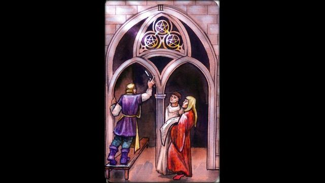 Таро Младшие арканы Тройка пентаклей смотреть онлайн