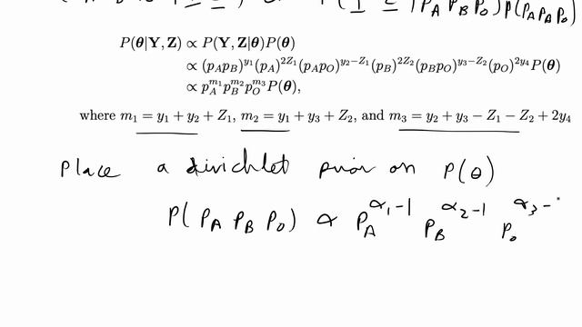 Gibbs Sampling and Data Augmentation w/ R Code | ABO Blood Typing Example смотреть онлайн