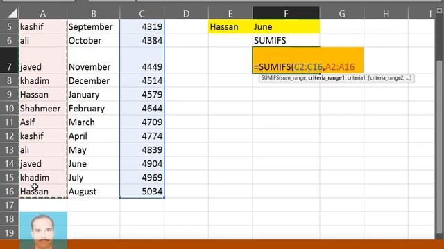 Excel SUMIFS better version of SUMIF Excel Advance Course #BSCAPS смотреть онлайн