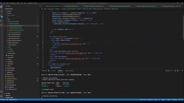 Angular | NAVBAR for e-commerce nested categories (dropdown & mobile friendly side nav) | Speed Cod смотреть онлайн
