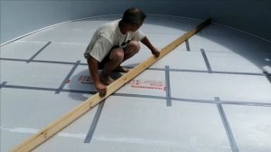 Установка каркасного бассейна Азуро (AZURO): поставили на даче именно такой,чтобы не убирать зимой
