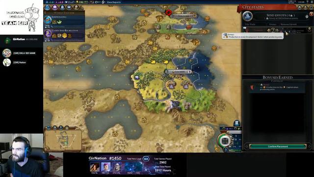 [GIR] Nation Gaming Civilization VI Marathon Deity Match смотреть онлайн
