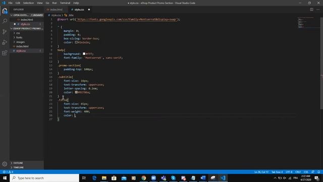 How To Make An E Commerce Product Promo Section Using Bootstrap, HTML, CSS смотреть онлайн