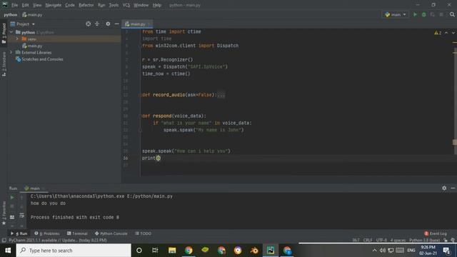 Built a voice assistant with python | Very Easy смотреть онлайн
