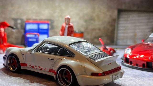 Unboxing X Montage. Porsche 964 RWB. смотреть онлайн