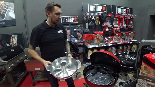 Ростер для курицы Weber GBS. Обзор аксессуара смотреть онлайн