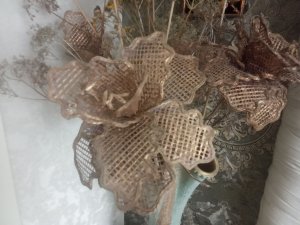 М. К. . Делаю цветы из джута. Часть 1.